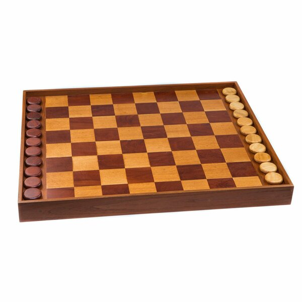 Whitecap Teak 2-in-1 Backgammon/Checkerboard Set 60090